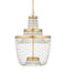 Currey and Company - LED Chandelier - Mademoiselle - Clear/Contemporary Gold Leaf/Contemporary Gold- Union Lighting Luminaires Decor