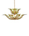 Currey and Company - 11 Light Chandelier - Babylon - Green/Contemporary Gold Leaf/Contemporary Gold- Union Lighting Luminaires Decor