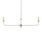 Currey and Company - Two Light Chandelier - Nottaway - Champagne- Union Lighting Luminaires Decor