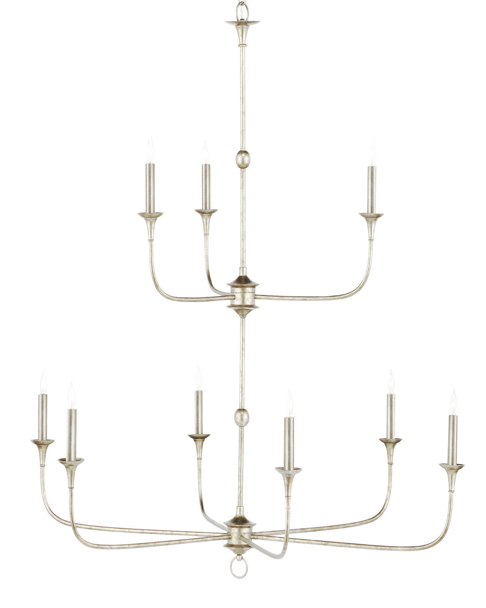 Currey and Company - Nine Light Chandelier - Nottaway - Champagne- Union Lighting Luminaires Decor