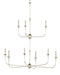 Currey and Company - Nine Light Chandelier - Nottaway - Champagne- Union Lighting Luminaires Decor
