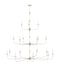 Currey and Company - 18 Light Chandelier - Nottaway - Champagne- Union Lighting Luminaires Decor