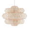 Currey and Company - 18 Light Chandelier - Antibes - Bleached Natural/Snow White- Union Lighting Luminaires Decor