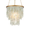 Currey and Company - One Light Chandelier - Verre de Mer - Seaglass/Contemporary Gold- Union Lighting Luminaires Decor