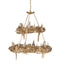 Currey and Company - 12 Light Chandelier - Aviary - Swedish Gold- Union Lighting Luminaires Decor