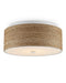 Currey and Company - LED Flush Mount - Coulton Rope - Natural/White- Union Lighting Luminaires Decor
