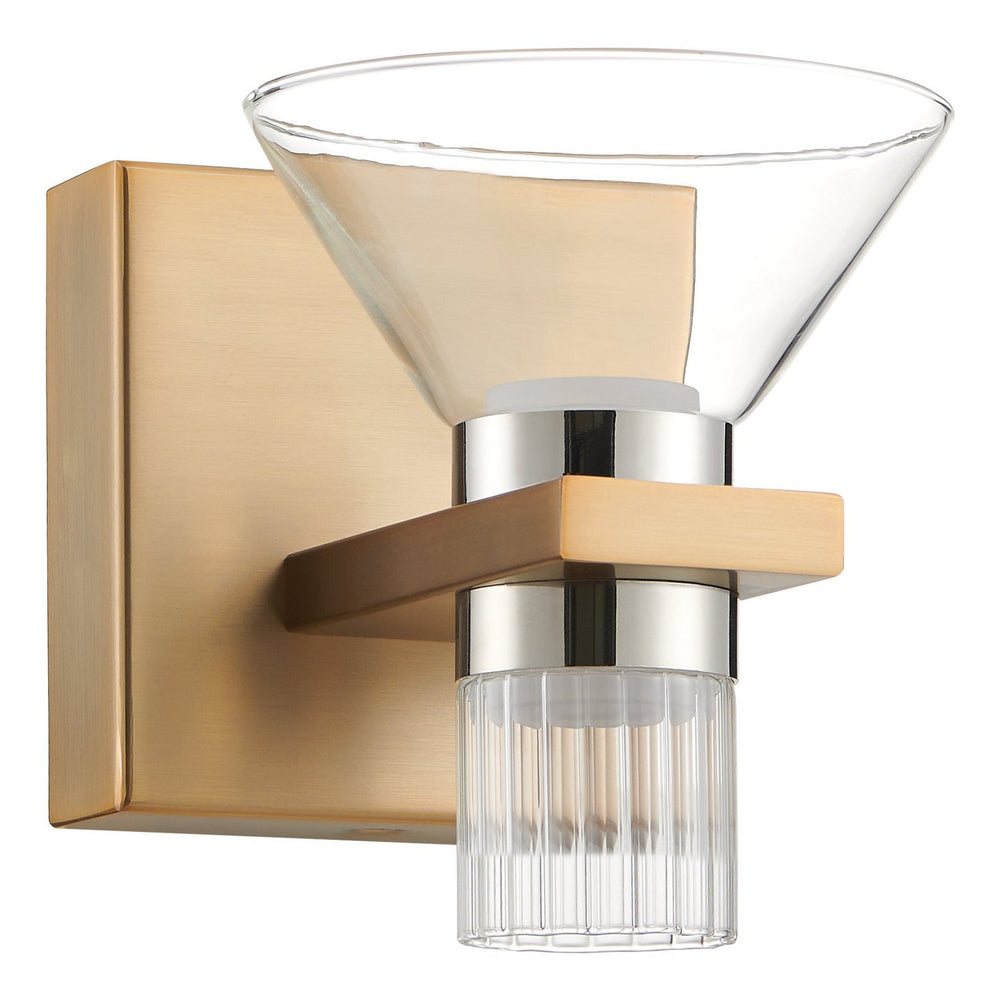 Thesis Canada - LED Vanity - Blake - Champagne Gold, Polished Nickel- Union Lighting Luminaires Decor