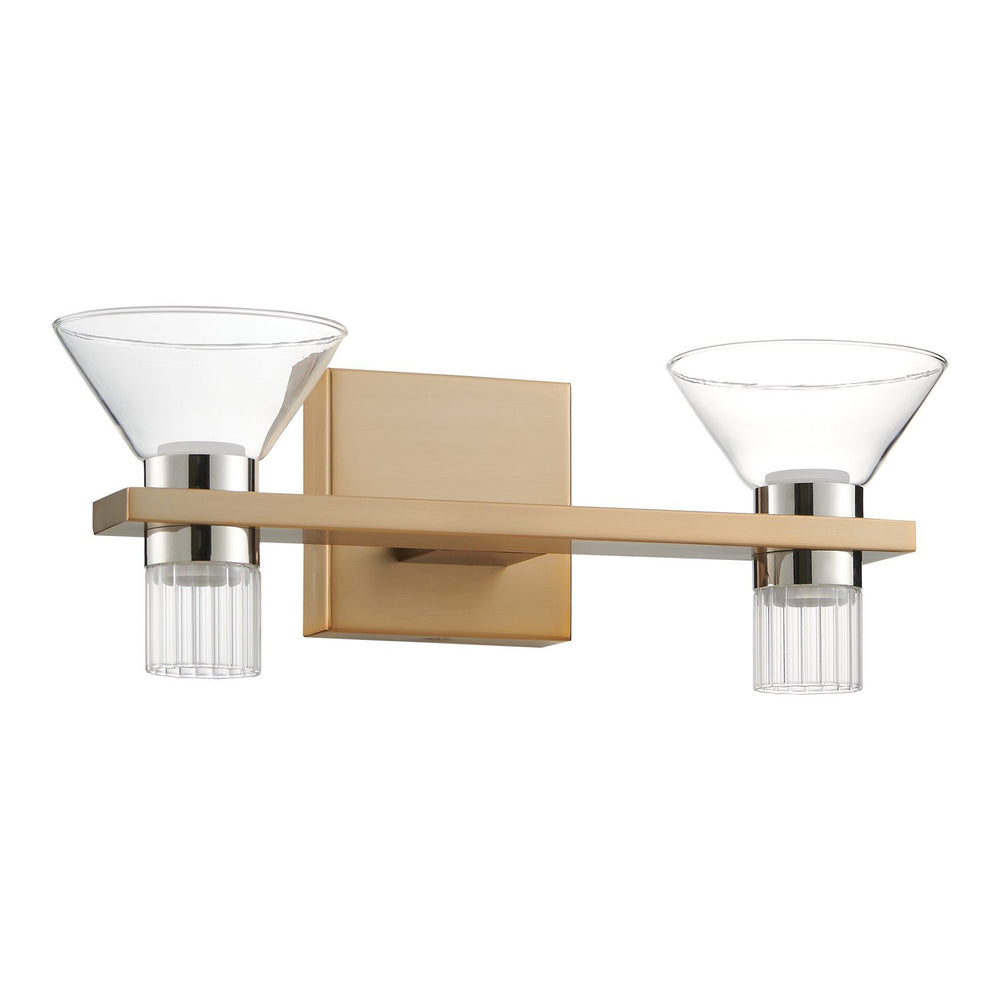 Thesis Canada - LED Vanity - Blake - Champagne Gold, Polished Nickel- Union Lighting Luminaires Decor