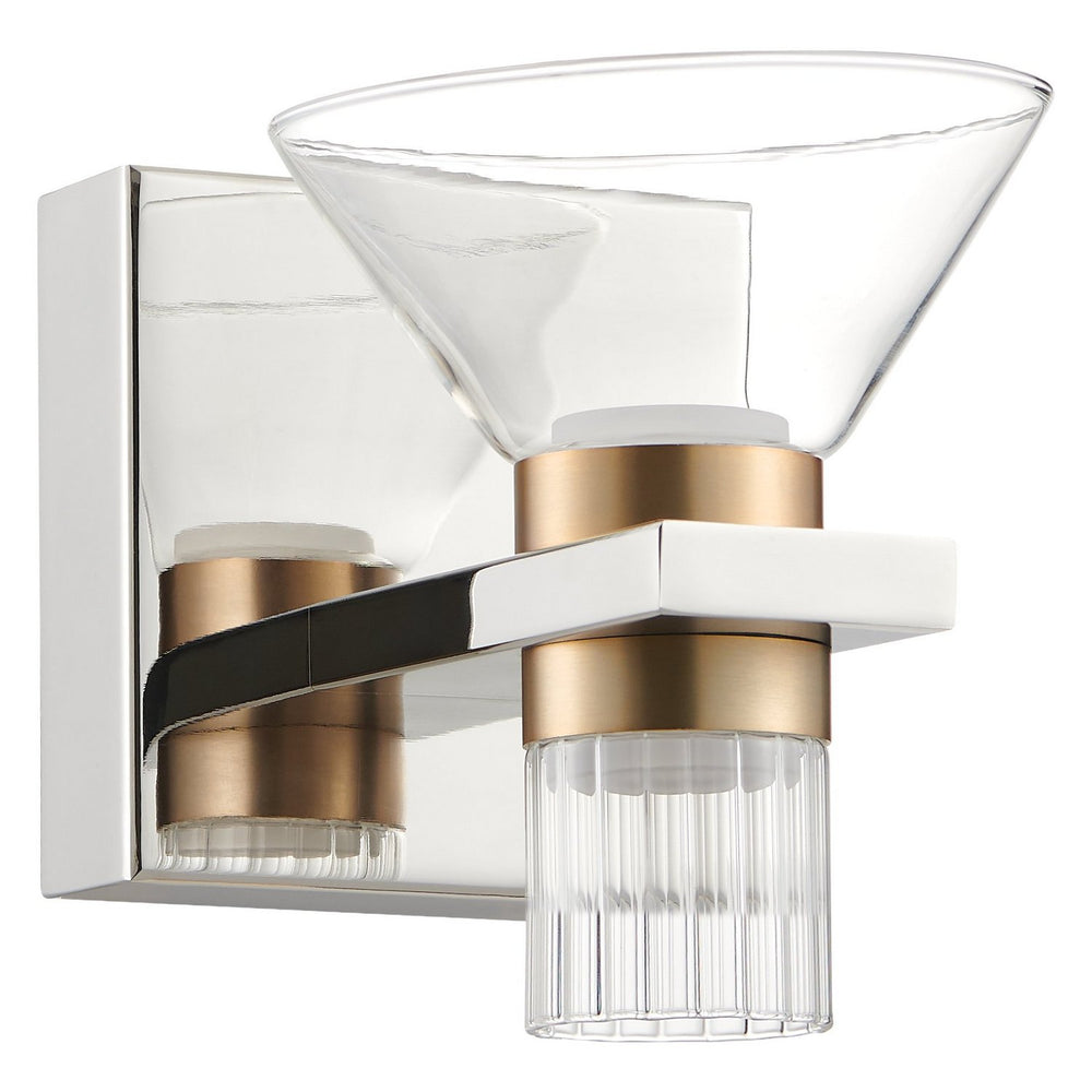 Thesis Canada - LED Vanity - Blake - Polished Nickel, Champagne Gold- Union Lighting Luminaires Decor