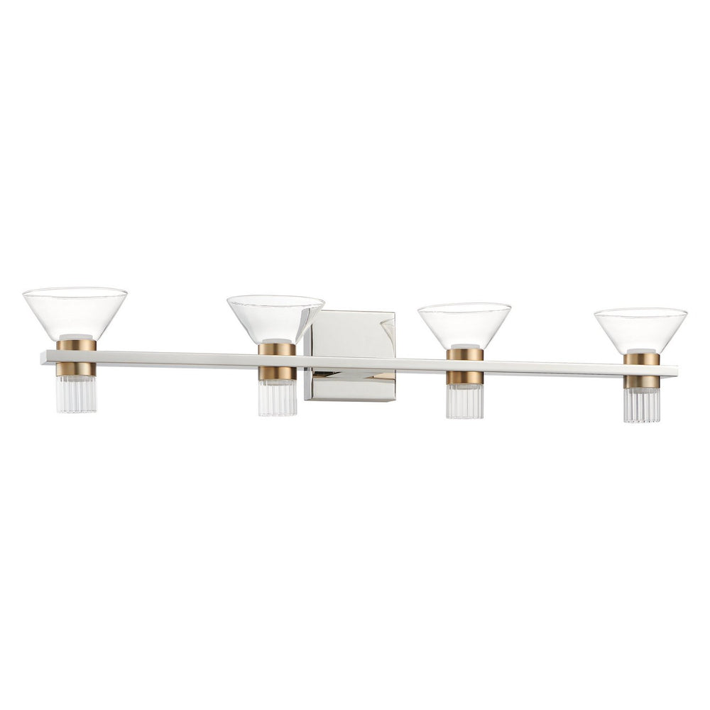 Thesis Canada - LED Vanity - Blake - Polished Nickel, Champagne Gold- Union Lighting Luminaires Decor