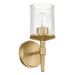 Thesis Canada - One Light Vanity - Andrea - Champagne Gold- Union Lighting Luminaires Decor