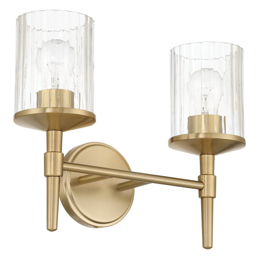 Thesis Canada - Two Light Vanity - Andrea - Champagne Gold- Union Lighting Luminaires Decor