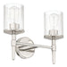 Thesis Canada - Two Light Vanity - Andrea - Polished Nickel- Union Lighting Luminaires Decor