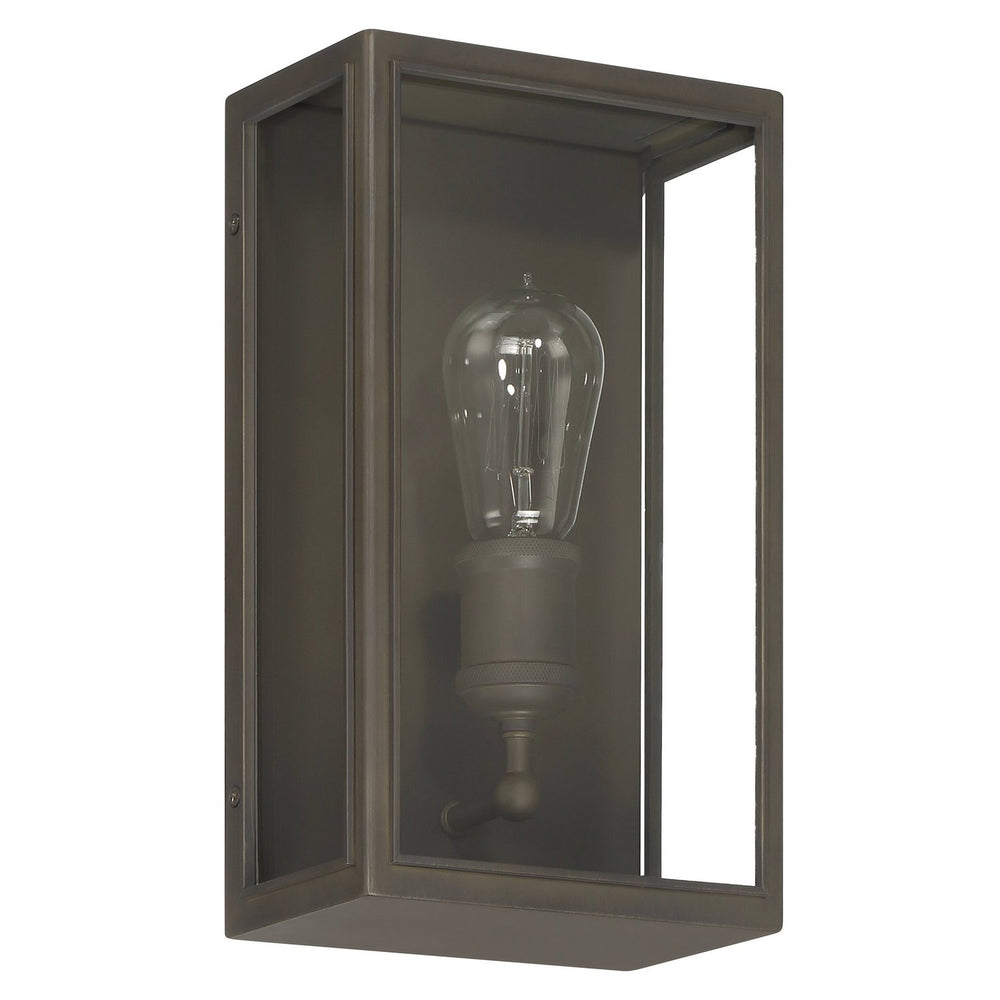 Thesis Canada - One Light Exterior Wall Sconce - Hollis - Blackened Brass- Union Lighting Luminaires Decor