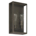 Thesis Canada - Two Light Exterior Wall Sconce - Hollis - Blackened Brass- Union Lighting Luminaires Decor