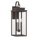 Thesis Canada - Three Light Exterior Wall Sconce - Hillside - Dark Bronze- Union Lighting Luminaires Decor
