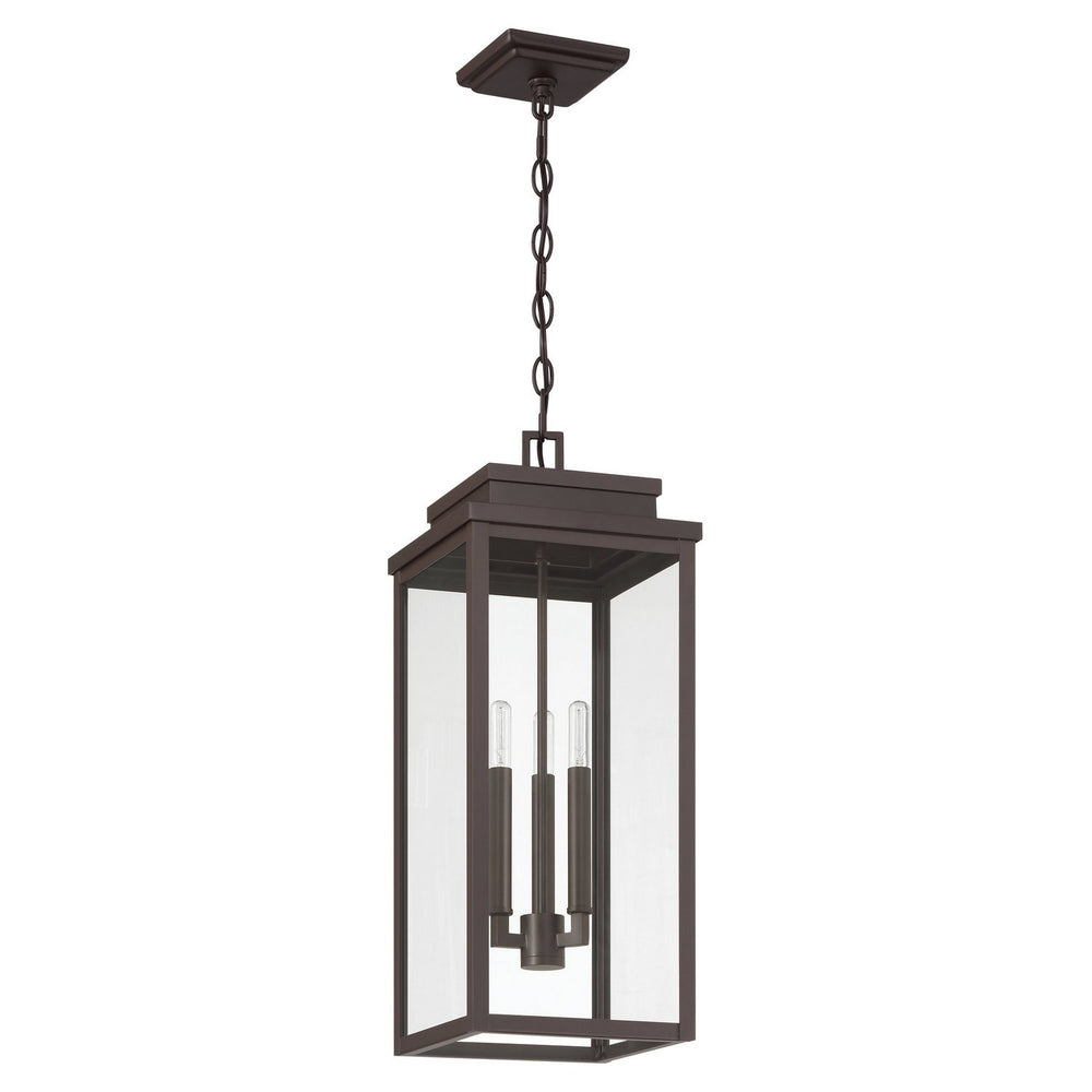 Thesis Canada - Three Light Exterior Pendant - Hillside - Dark Bronze- Union Lighting Luminaires Decor