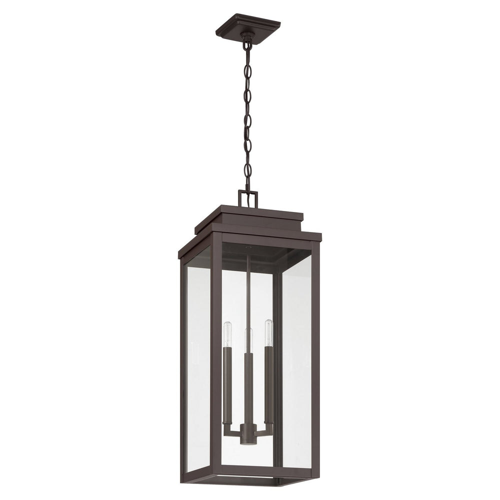 Thesis Canada - Three Light Exterior Pendant - Hillside - Dark Bronze- Union Lighting Luminaires Decor