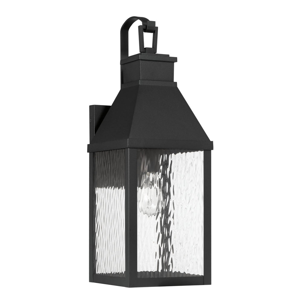 Thesis Canada - One Light Exterior Wall Sconce - Glencrest - Textured Black- Union Lighting Luminaires Decor