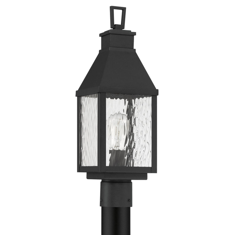 Thesis Canada - One Light Exterior Post Light - Glencrest - Textured Black- Union Lighting Luminaires Decor