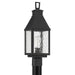 Thesis Canada - One Light Exterior Post Light - Glencrest - Textured Black- Union Lighting Luminaires Decor
