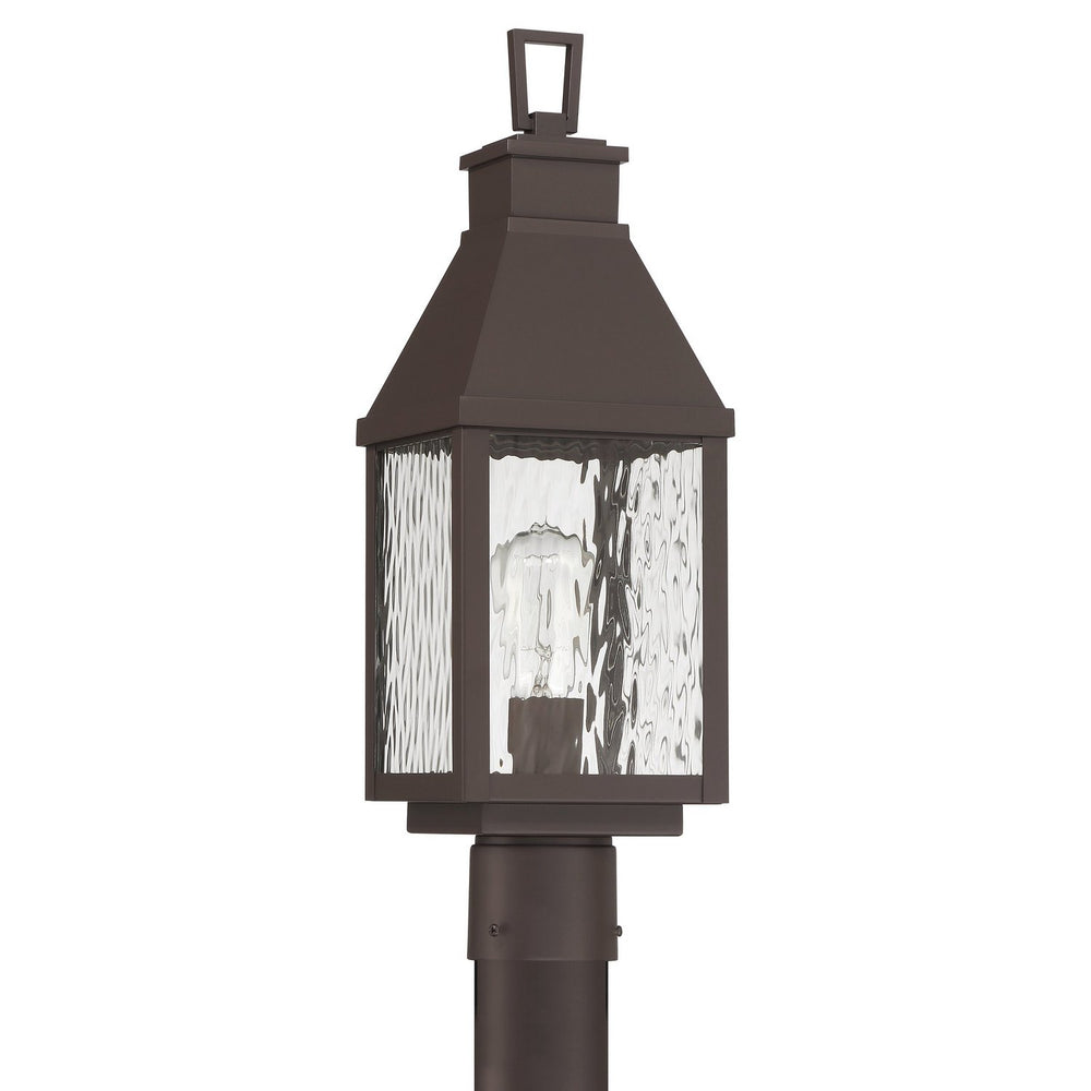 Thesis Canada - One Light Exterior Post Light - Glencrest - Dark Bronze- Union Lighting Luminaires Decor