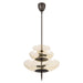 Thesis Canada - Six Light Pendant - Fiorello - Forged Bronze- Union Lighting Luminaires Decor