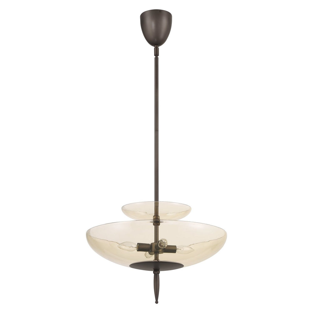 Thesis Canada - Four Light Convertible Pendant - Fiorello - Forged Bronze- Union Lighting Luminaires Decor