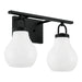 Thesis Canada - Two Light Vanity - Mansfield - Matte Black- Union Lighting Luminaires Decor