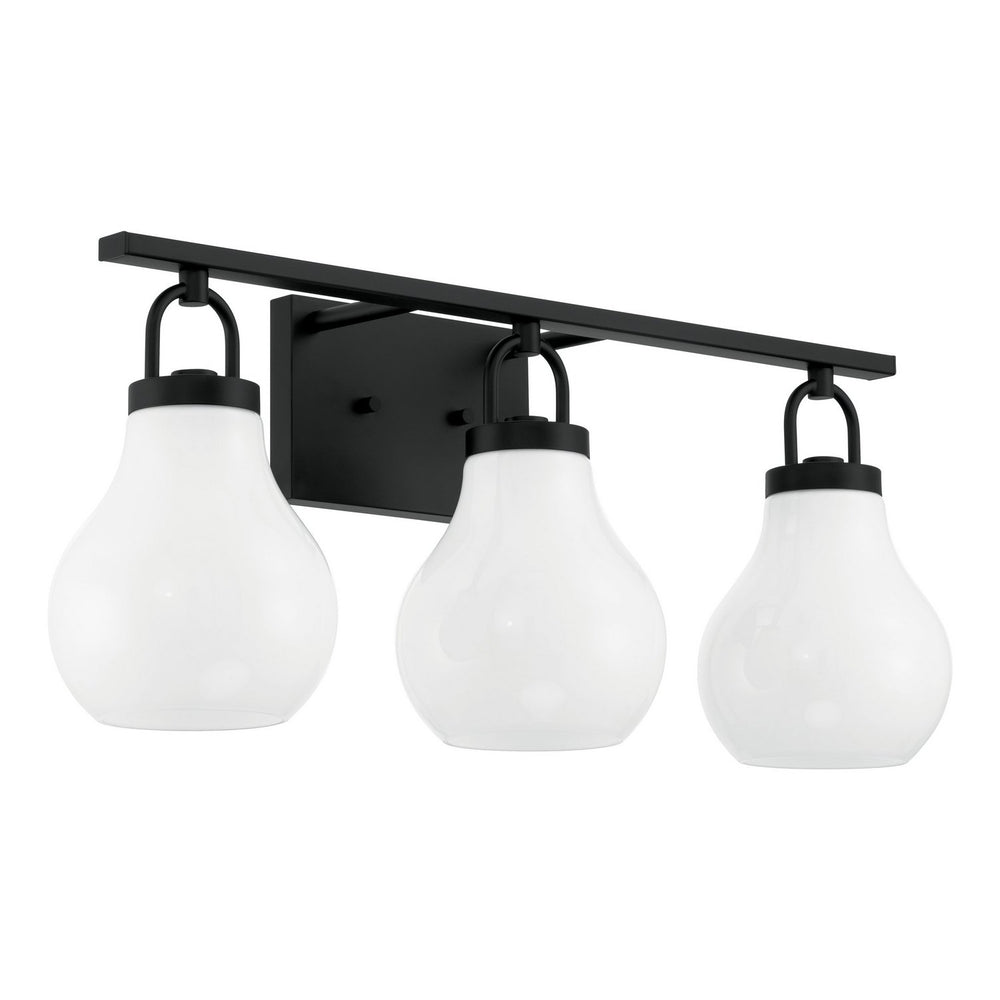 Thesis Canada - Three Light Vanity - Mansfield - Matte Black- Union Lighting Luminaires Decor