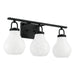 Thesis Canada - Three Light Vanity - Mansfield - Matte Black- Union Lighting Luminaires Decor
