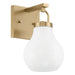 Thesis Canada - One Light Vanity - Mansfield - Champagne Gold- Union Lighting Luminaires Decor