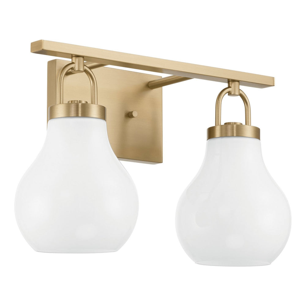 Thesis Canada - Two Light Vanity - Mansfield - Champagne Gold- Union Lighting Luminaires Decor