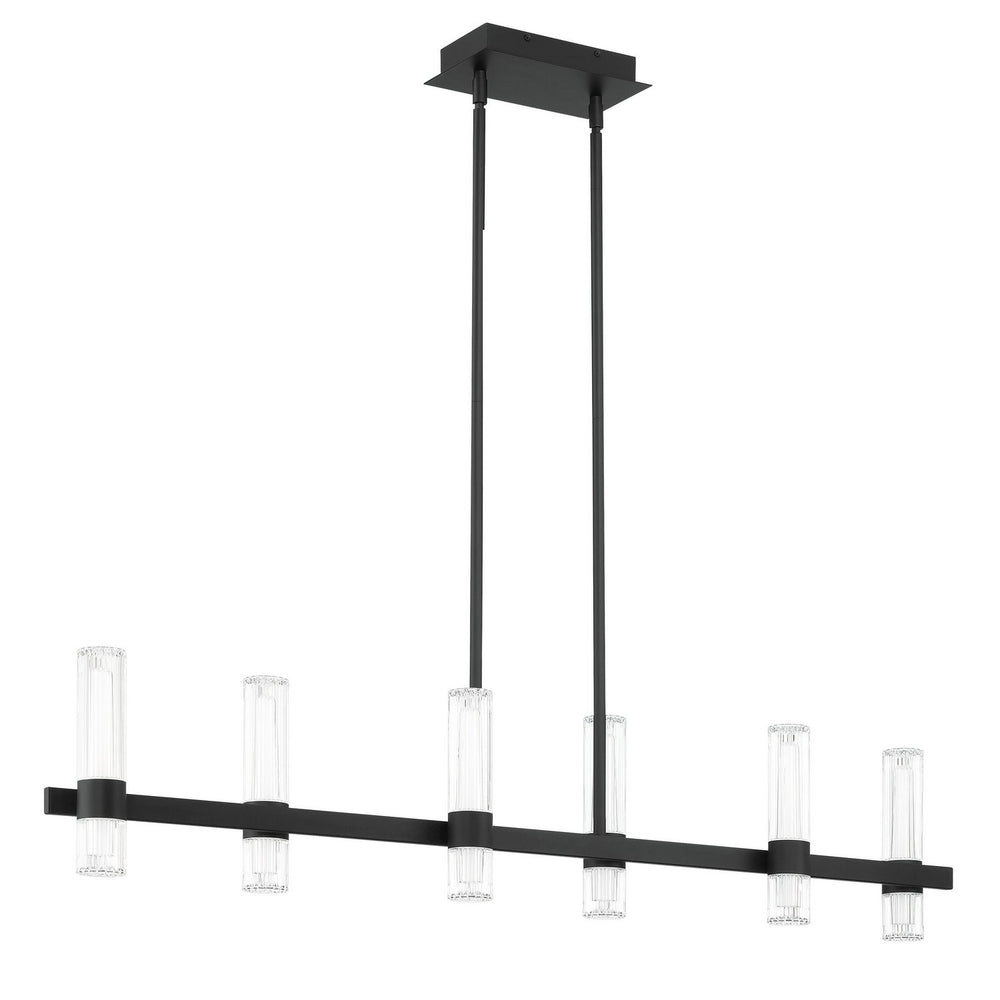 Thesis Canada - LED Linear Chandelier - Ristretto - Matte Black- Union Lighting Luminaires Decor