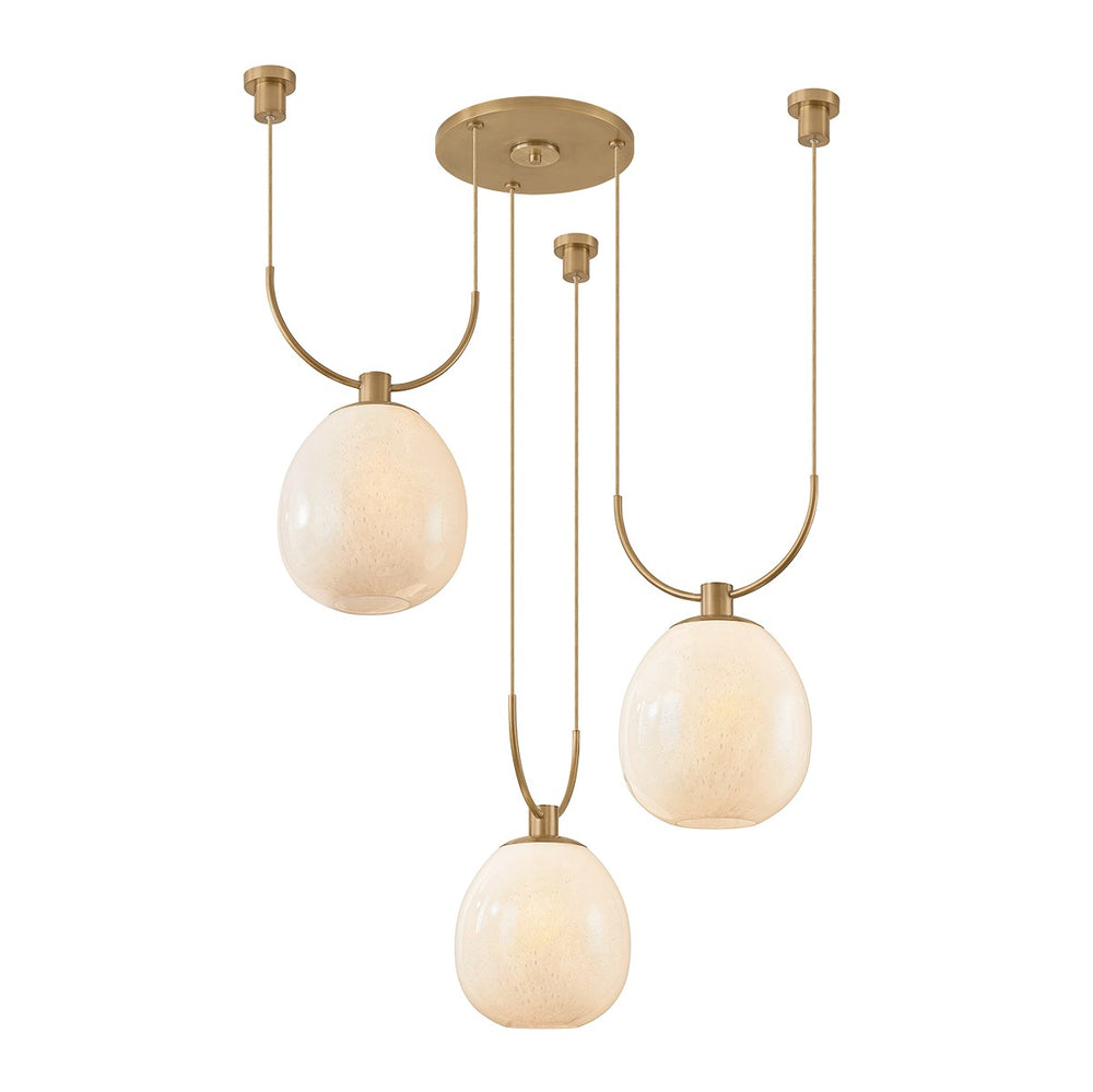 Troy Lighting Canada - Three Light Chandelier - Jove - Patina Brass- Union Lighting Luminaires Decor