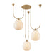 Troy Lighting Canada - Three Light Chandelier - Jove - Patina Brass- Union Lighting Luminaires Decor