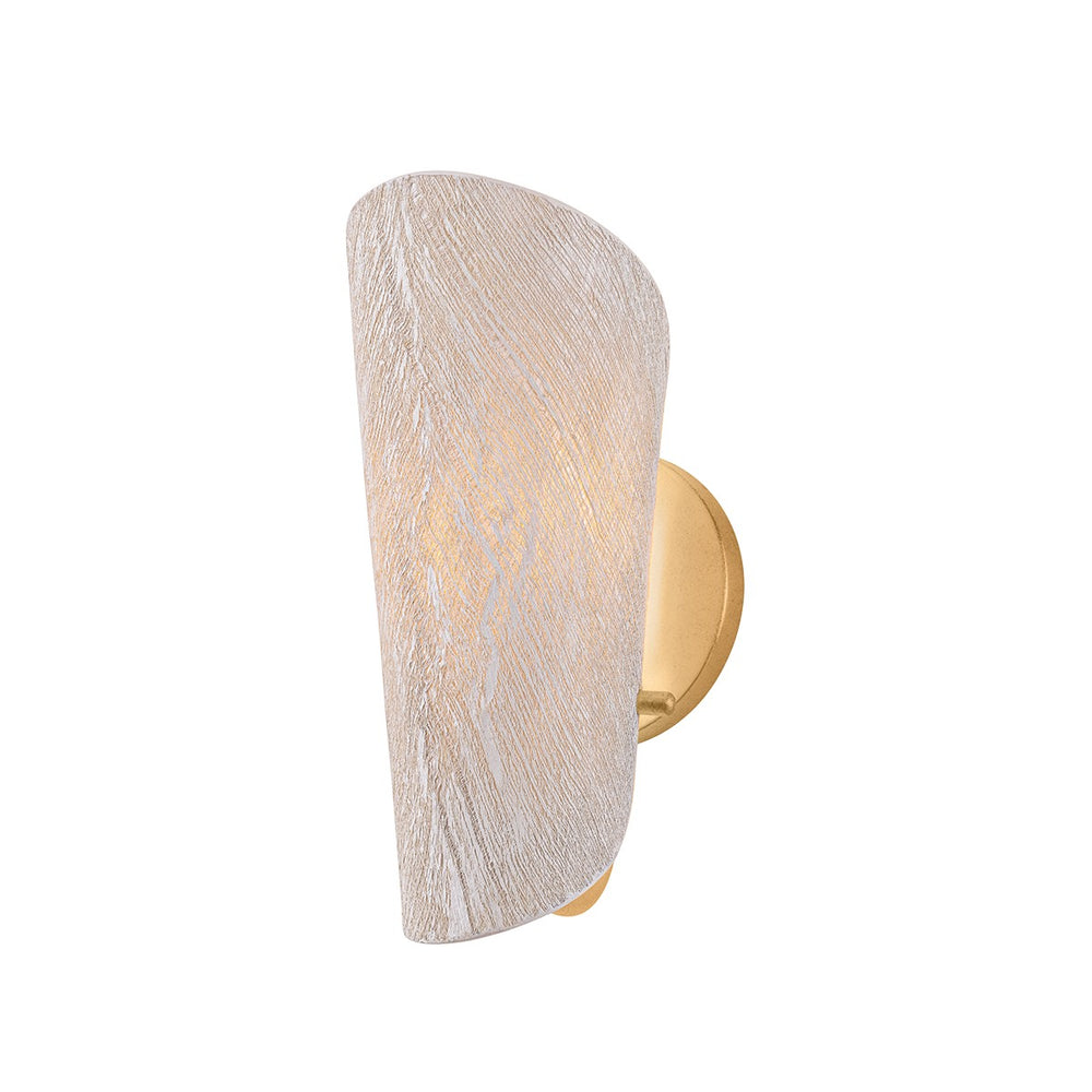 Troy Lighting Canada - One Light Wall Sconce - Ken - Vintage Gold Leaf- Union Lighting Luminaires Decor