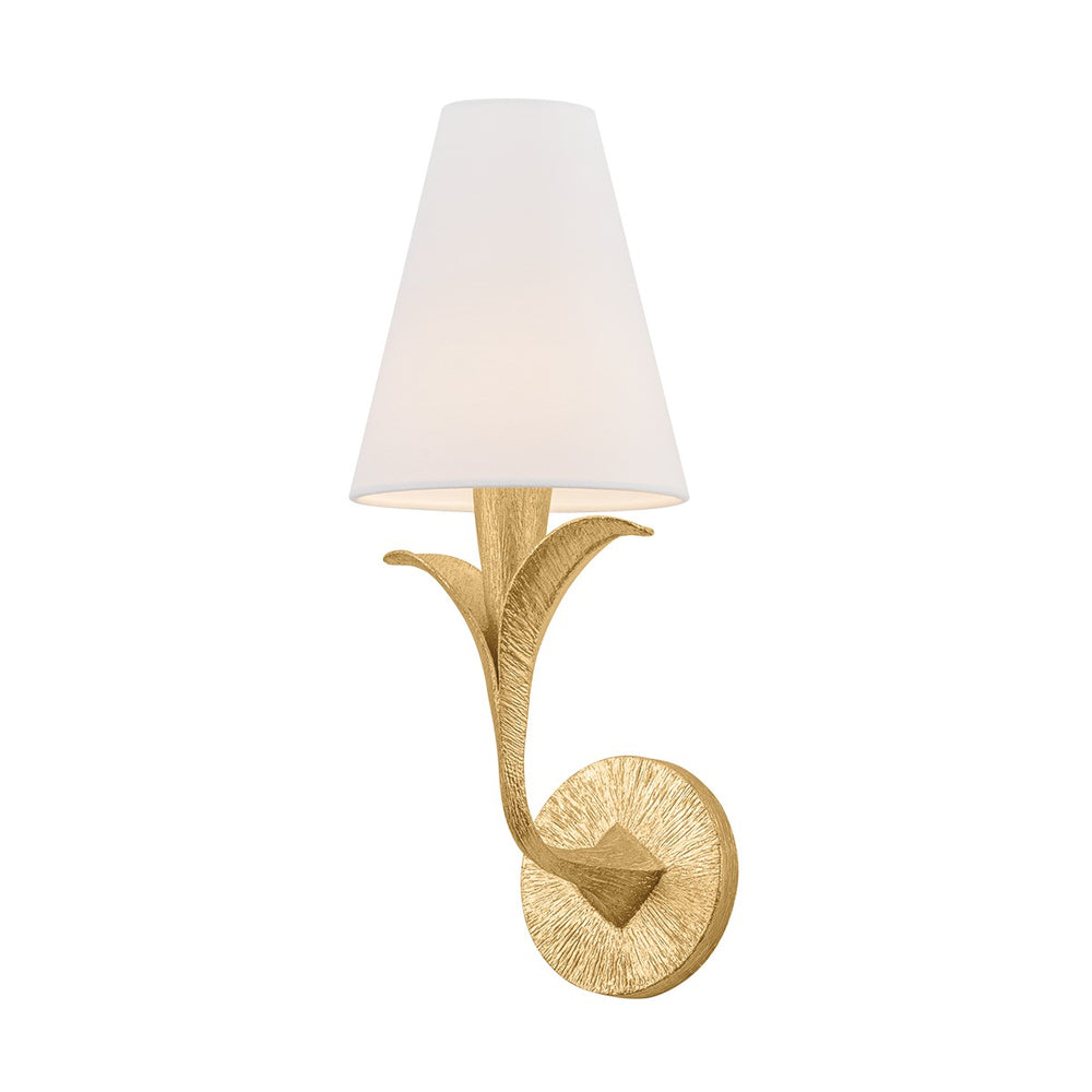Troy Lighting Canada - One Light Wall Sconce - Quill - Gilded Ivory- Union Lighting Luminaires Decor