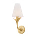 Troy Lighting Canada - One Light Wall Sconce - Quill - Gilded Ivory- Union Lighting Luminaires Decor