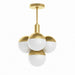 Regina Andrew Canada - Four Light Pendant - Oliver - Natural Brass- Union Lighting Luminaires Decor