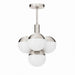 Regina Andrew Canada - Four Light Pendant - Oliver - Polished Nickel- Union Lighting Luminaires Decor