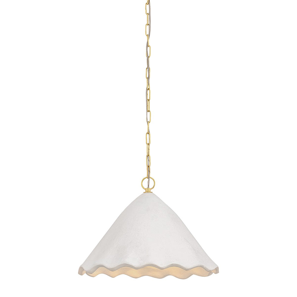 Mitzi Canada - One Light Pendant - Lulu - Aged Brass- Union Lighting Luminaires Decor