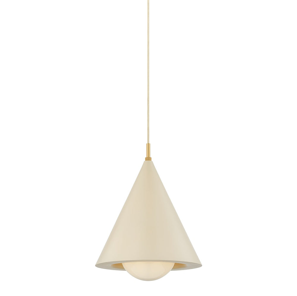 Mitzi Canada - One Light Pendant - Jolene - Aged Brass- Union Lighting Luminaires Decor