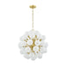 Mitzi Canada - Six Light Chandelier - Antoneta - Aged Brass- Union Lighting Luminaires Decor