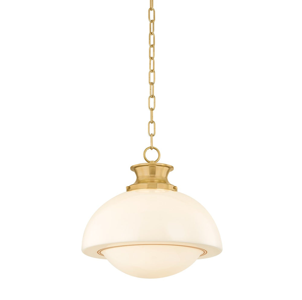 Mitzi Canada - One Light Pendant - Celine - Aged Brass- Union Lighting Luminaires Decor