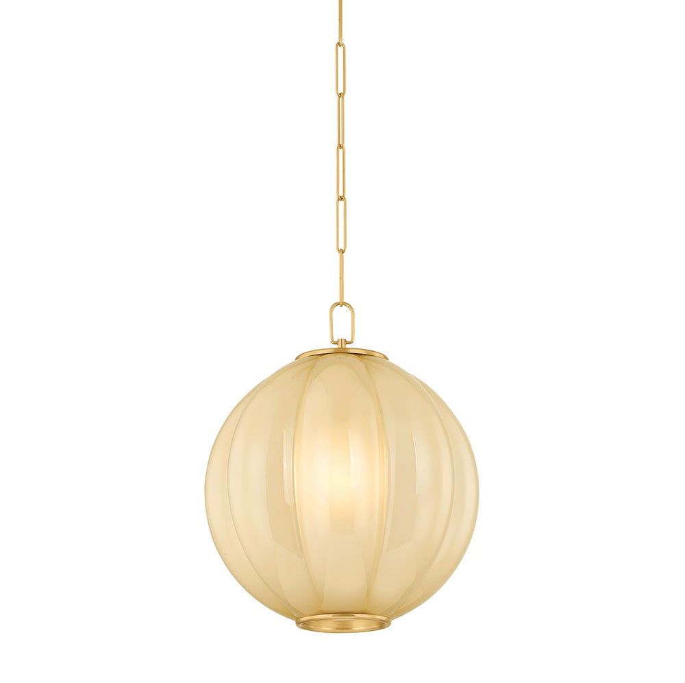 Mitzi Canada - One Light Pendant - Bernadine - Aged Brass- Union Lighting Luminaires Decor