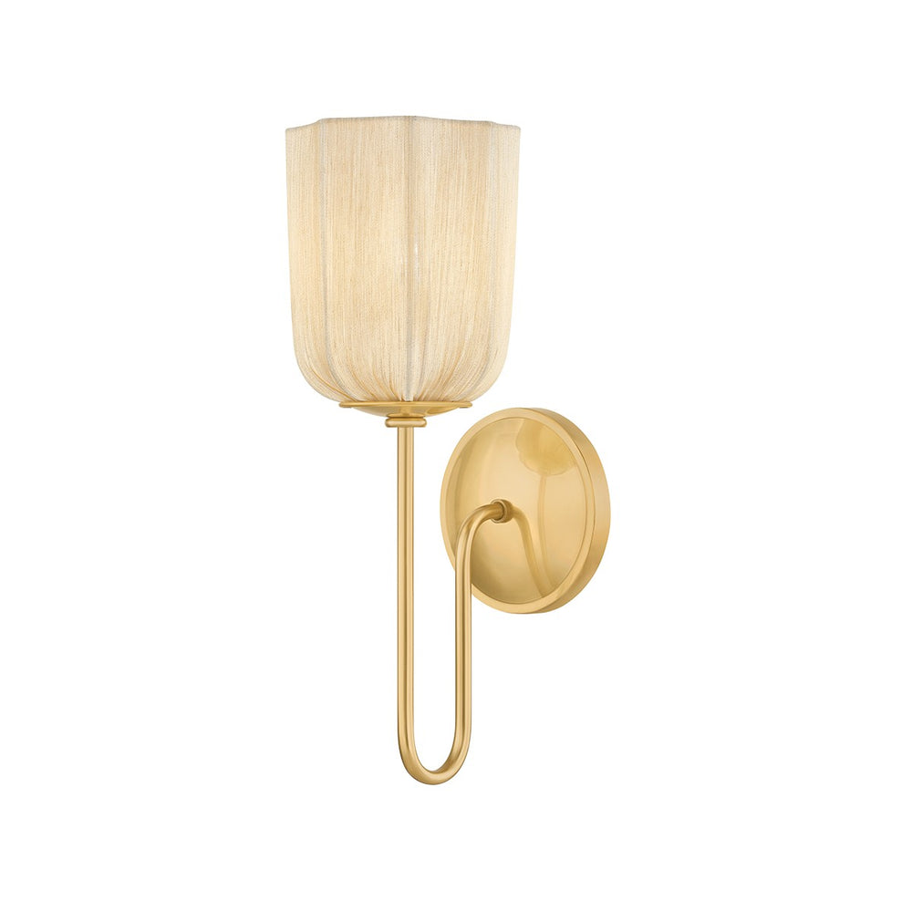 Mitzi Canada - One Light Wall Sconce - Samantha - Aged Brass- Union Lighting Luminaires Decor