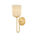 Mitzi Canada - One Light Wall Sconce - Samantha - Aged Brass- Union Lighting Luminaires Decor