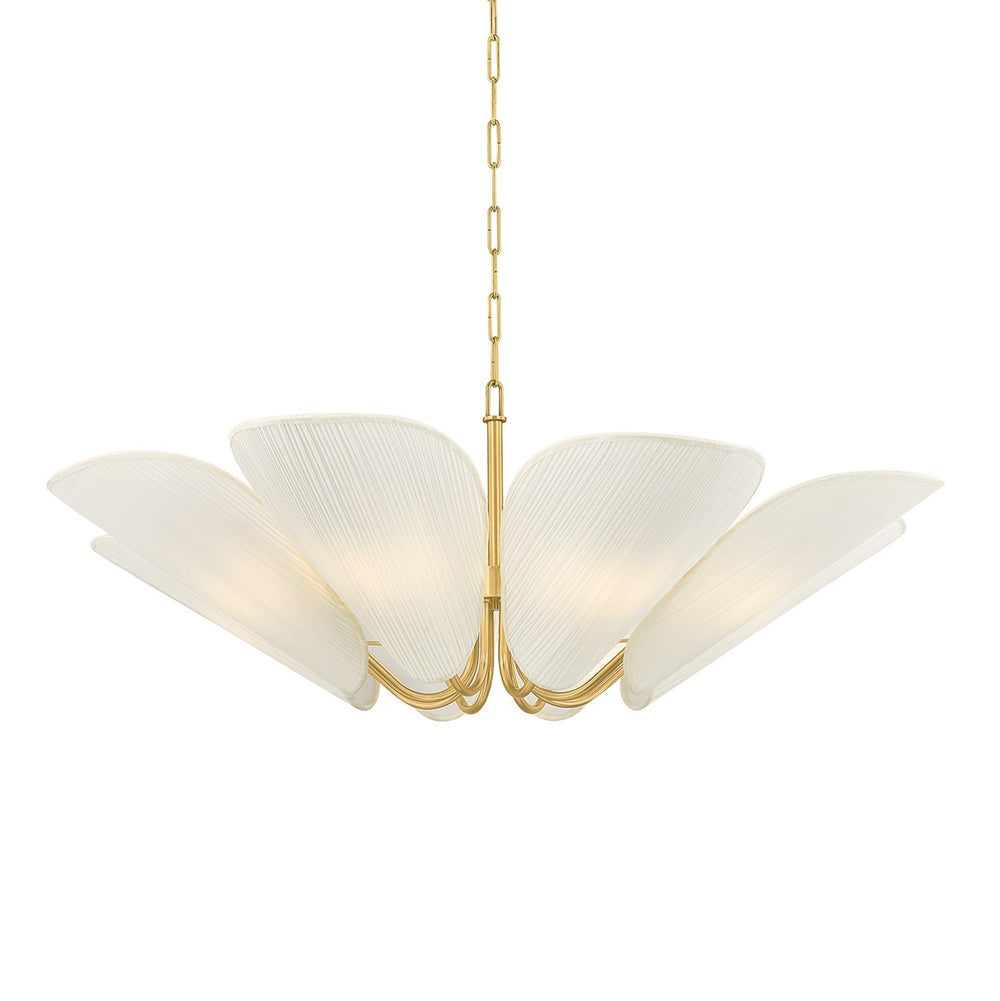 Mitzi Canada - Eight Light Chandelier - Winifred - Aged Brass- Union Lighting Luminaires Decor