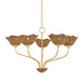 Mitzi Canada - Five Light Chandelier - Kehlani - Aged Brass- Union Lighting Luminaires Decor